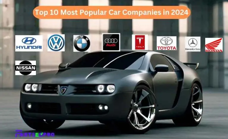 Top 10 Most Popular Car Companies in 2024